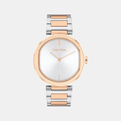 Ck Sensation Women Quartz Silver Dial Analog Stainless Steel Watch 25200251