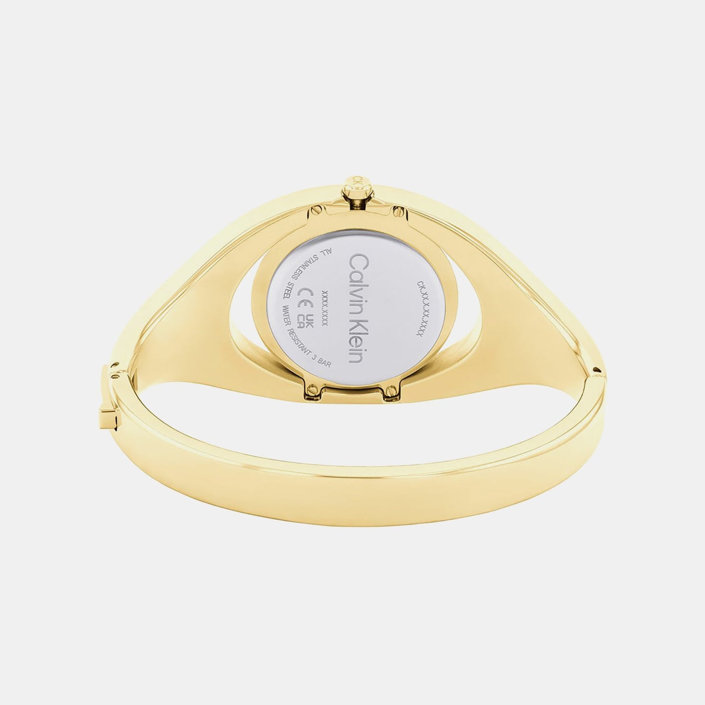 Ck Elation Women Quartz Champagne Dial Analog Stainless Steel Watch 25200391