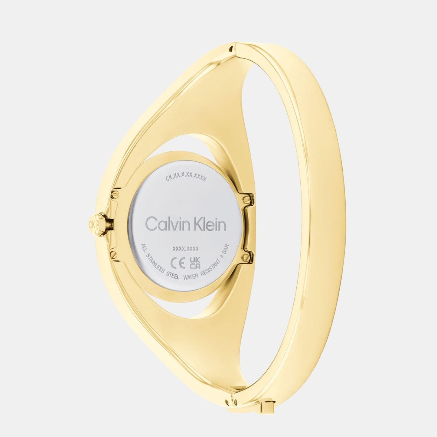 Ck Elation Women Quartz Champagne Dial Analog Stainless Steel Watch 25200391