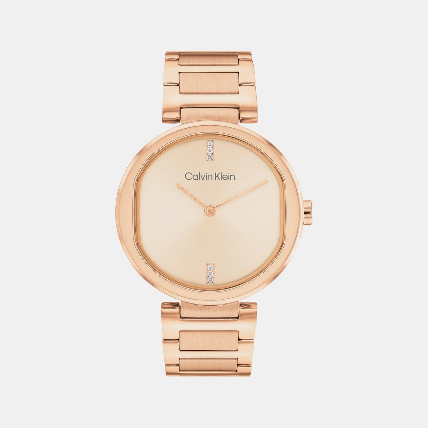 Ck Sensation Women Quartz Pink Dial Analog Stainless Steel Watch 25200431