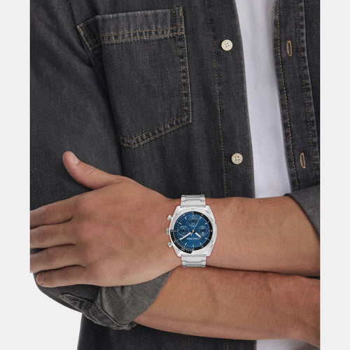 Ck Flex Men Quartz Blue Dial Multi-Function Stainless Steel Watch 25200464