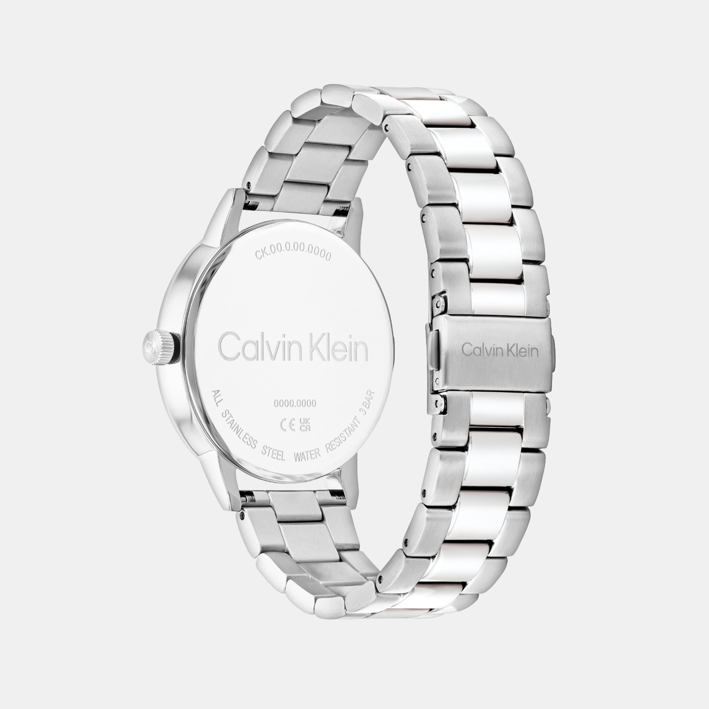 Linked Bracelet Men Quartz Green Dial Analog Stainless Steel Watch 25200478
