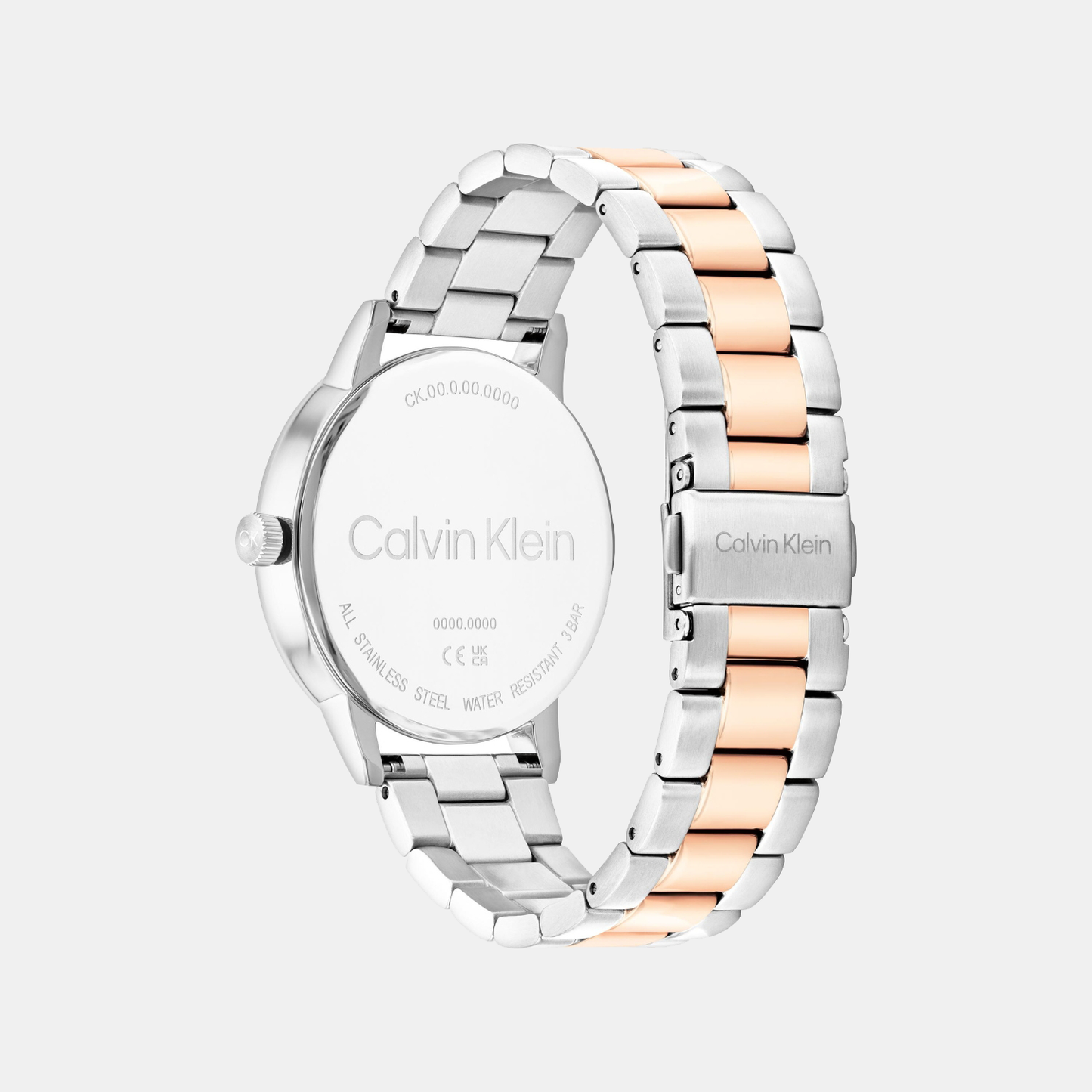 Linked Bracelet Men Quartz Black Dial Analog Stainless Steel Watch 25200479