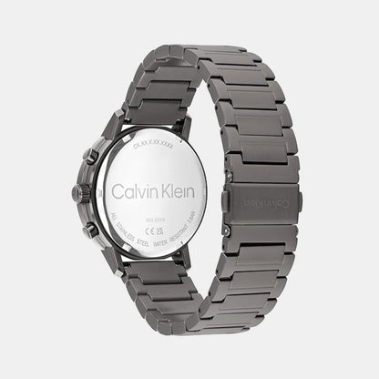 Men Quartz Blue Dial Chronograph Stainless Steel Watch 25200495