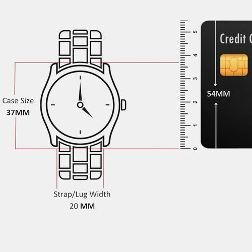 Exceptional Unisex Quartz Black Dial Analog Stainless Steel Watch 25300002