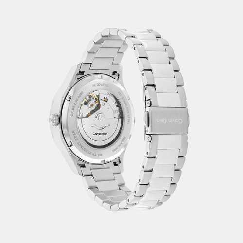 Ck Iconic Unisex Automatic Black Dial Analog Stainless Steel Watch 25300021