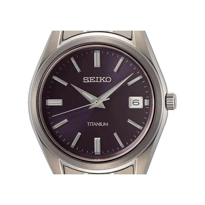 Seiko Classic Titanium Men's Quartz Watch - SUR373P1
