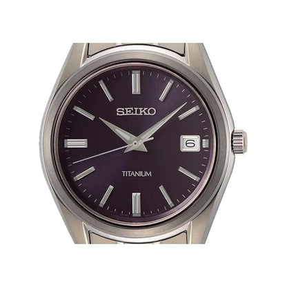 Seiko Classic Titanium Men's Quartz Watch - SUR373P1