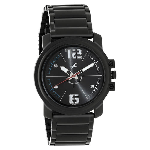 Fastrack Hitlist Quartz Analog Silver Dial Stainless Steel Strap Watch for Guys NR3039NM02