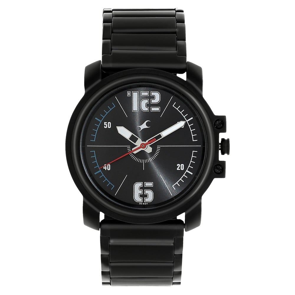 Fastrack Hitlist Quartz Analog Silver Dial Stainless Steel Strap Watch for Guys NT3039NM02