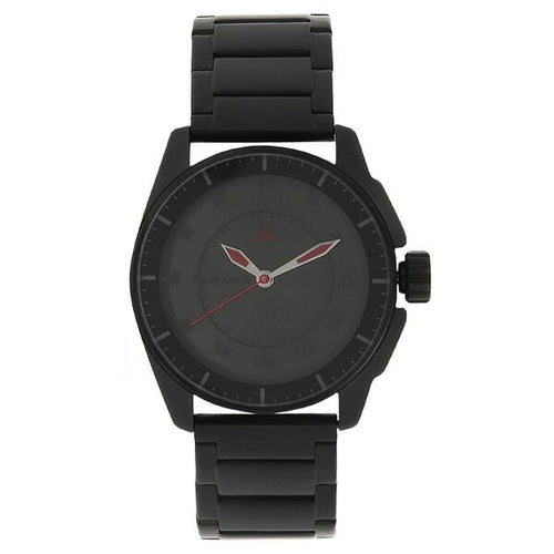 Fastrack 3089NM01 Analog Quartz Men Watch â€“ Black Dial, Black Stainless Steel Strap, 50 m Water Resistance NR3089NM01