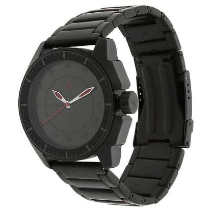 Fastrack 3089NM01 Analog Quartz Men Watch – Black Dial, Black Stainless Steel Strap, 50 m Water Resistance NR3089NM01