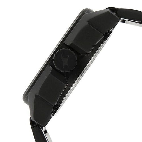 Fastrack 3089NM01 Analog Quartz Men Watch â€“ Black Dial, Black Stainless Steel Strap, 50 m Water Resistance NR3089NM01