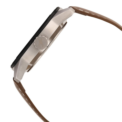 Fastrack Quartz Analog Silver Dial Leather Strap Watch for Guys NT3099SL01