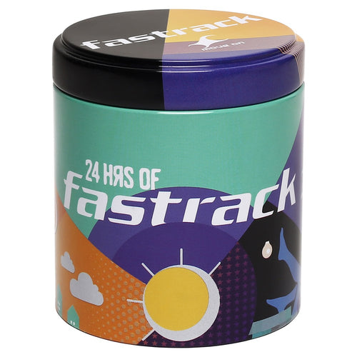 Fastrack Quartz Analog White Dial Stainless Steel Strap Watch for Guys NR3220SM01