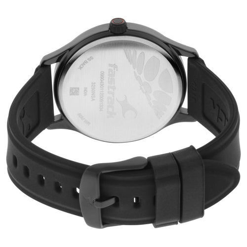 Fastrack Gamify Quartz Analog Grey Dial Silicone Strap Watch for Guys NT3250NP01