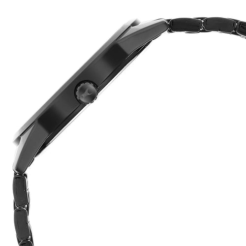 Fastrack Stunners Quartz Analog Black Dial Metal Strap Watch for Guys NT3277NM01