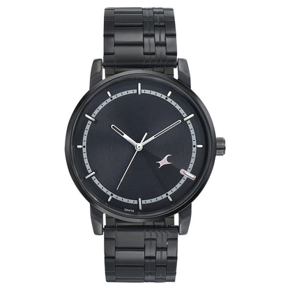 Fastrack Style Up Grey Dial Stainless Steel Strap Watch for Guys NU3278NM01