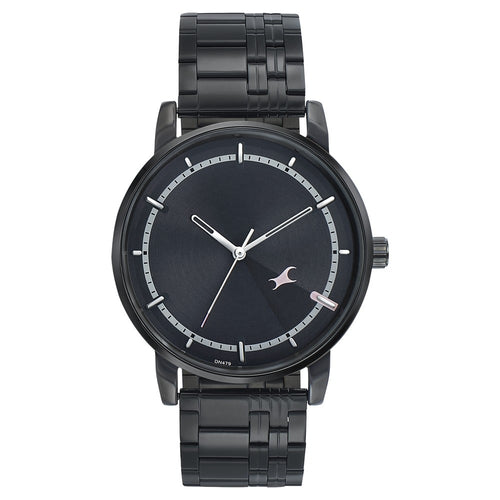 Fastrack Style Up Grey Dial Stainless Steel Strap Watch for Guys NU3278NM01