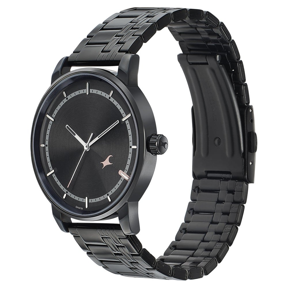 Fastrack Style Up Grey Dial Stainless Steel Strap Watch for Guys NU3278NM01