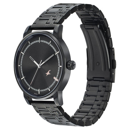 Fastrack Style Up Grey Dial Stainless Steel Strap Watch for Guys NU3278NM01
