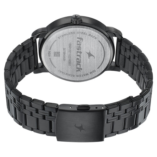 Fastrack Style Up Grey Dial Stainless Steel Strap Watch for Guys NU3278NM01