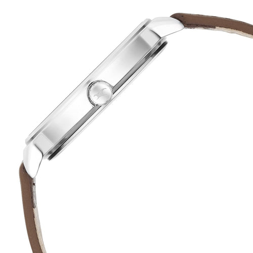 Fastrack Stunners Quartz Analog Grey Dial Brown Leather Strap Watch For Guys NR3291SL01