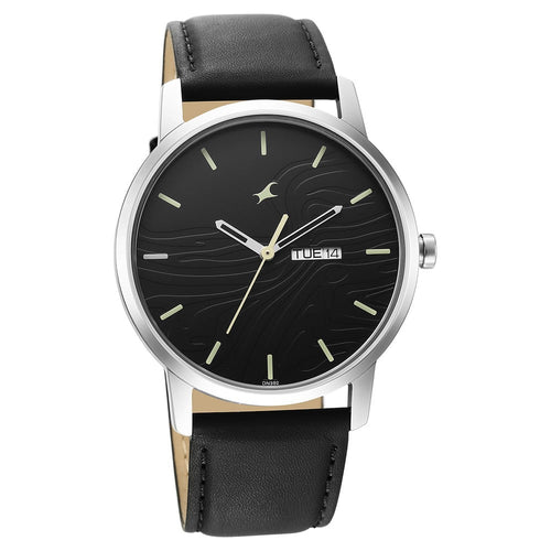 Fastrack Urban Camo Black Dial Watch for Guys NT3295SL01