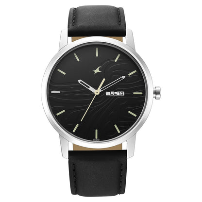 Fastrack Urban Camo Black Dial Watch for Guys NT3295SL01