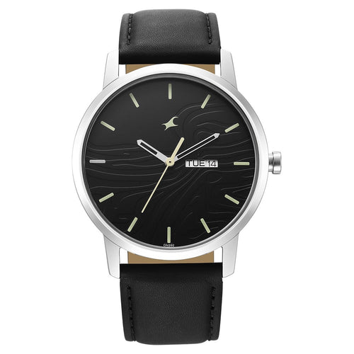 Fastrack Urban Camo Black Dial Watch for Guys NT3295SL01