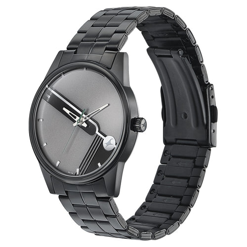 Fastrack Stunners Quartz Analog Grey Dial Stainless Steel Strap Watch for Guys NT3305NM02