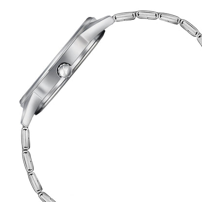 Fastrack Stunners Quartz Analog Grey Dial Stainless Steel Strap Watch for Guys NT3305SM02