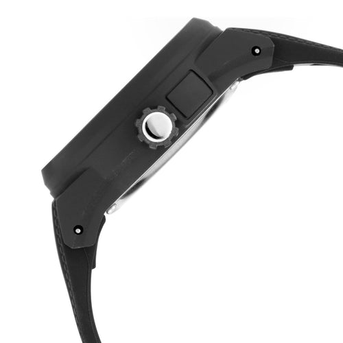Fastrack Trendies Quartz Analog Black Dial Silicone Strap Watch for Guys NU38058PP03