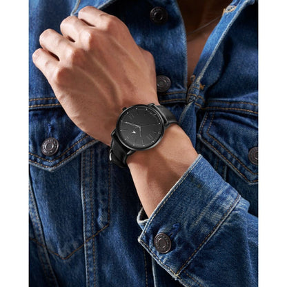 Fastrack Stunners X Quartz Analog Black Dial Leather Strap Watch For Guys 38159NL01