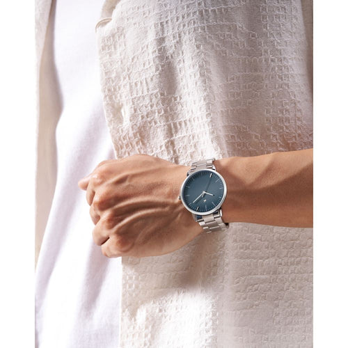 Fastrack Stunners X Quartz Analog Blue Dial Stainless Steel Strap Watch For Guys NU38159SM02
