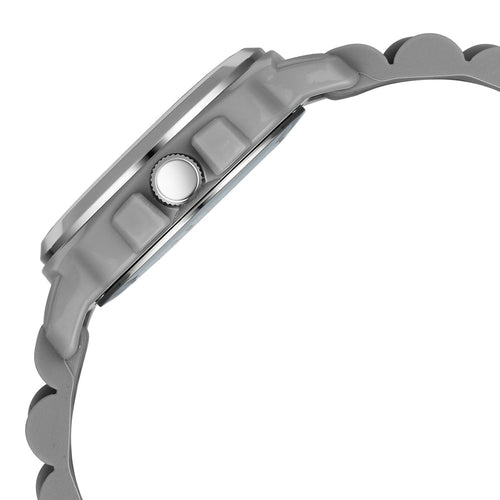 Fastrack Hype Bounce Quartz Analog Grey Dial Grey Silicone Strap Watch For Guys 38170PP01