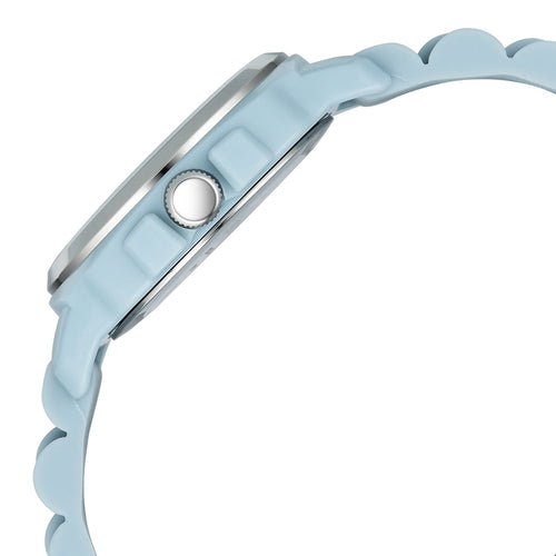 Fastrack Hype Bounce Quartz Analog Blue Dial Blue Silicone Strap Watch For Guys 38170PP03