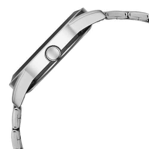 Fastrack Stunners Quartz Analog Teal Dial Silver Stainless Steel Strap Watch For Guys 38215KM01