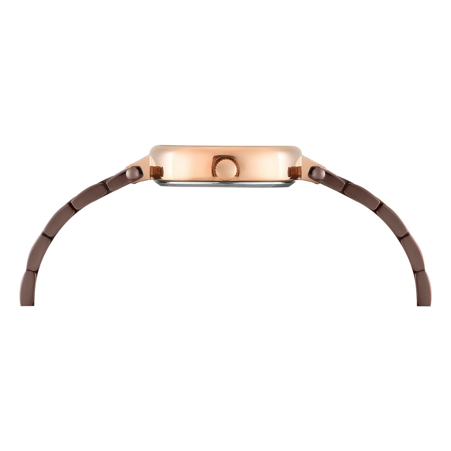Timex Oval 23mm Brown Dial Analog Women Watch - TWEL27202