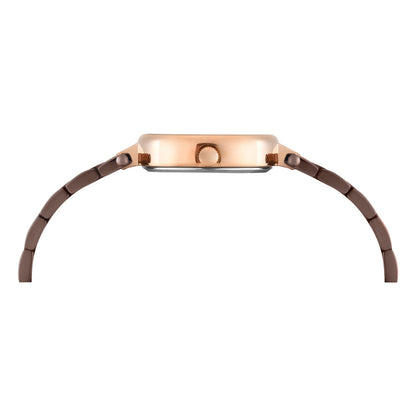 Timex Oval 23mm Brown Dial Analog Women Watch - TWEL27202