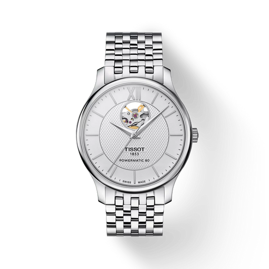 Tissot Tradition Powermatic 80 Open Heart - T0639071103800