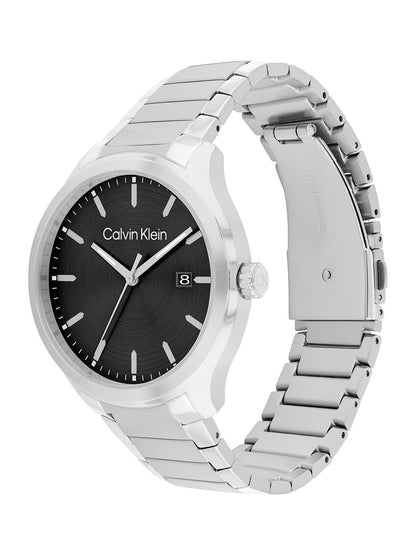 Calvin Klein Men Define Stainless Steel Bracelet Style Analogue Watch 25200348