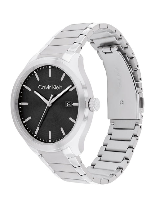 Calvin Klein Men Define Stainless Steel Bracelet Style Analogue Watch 25200348
