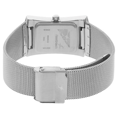 Fastrack Quartz Analog Black Dial Metal Strap Watch for Girls NU6093SM01