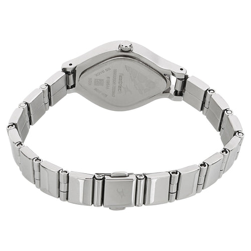 Fastrack Quartz Analog Black Dial Stainless Steel Strap Watch for Girls NR6109SM02