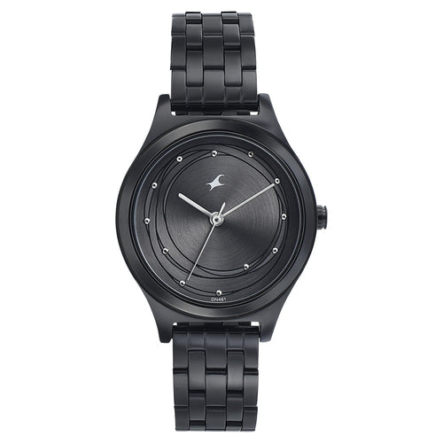 Fastrack Style Up Grey Dial Stainless Steel Strap Watch for Girls NU6152NM01