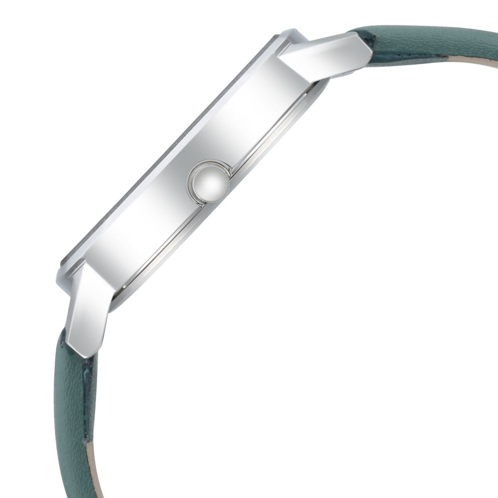 Fastrack Wear Your Look Quartz Analog with Day and Date Grey Dial Leather Strap Watch for Girls NT6172SL04