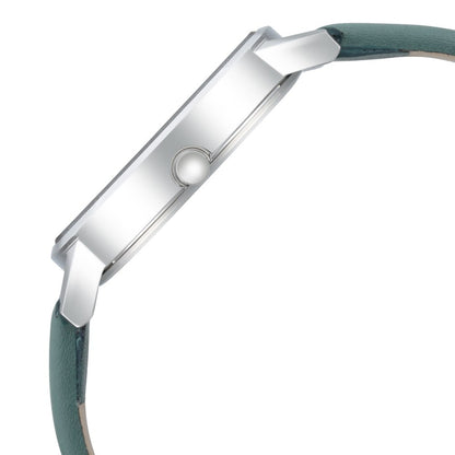 Fastrack Wear Your Look Quartz Analog with Day and Date Grey Dial Leather Strap Watch for Girls NT6172SL04