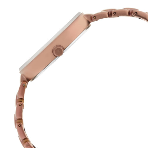 Fastrack Ruffles Quartz Analog with Date Beige Dial Stainless Steel Strap Watch for Girls NT6216QM01