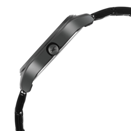 Fastrack Stunners Quartz Analog Black Dial Metal Strap Watch for Girls NU6248NM01